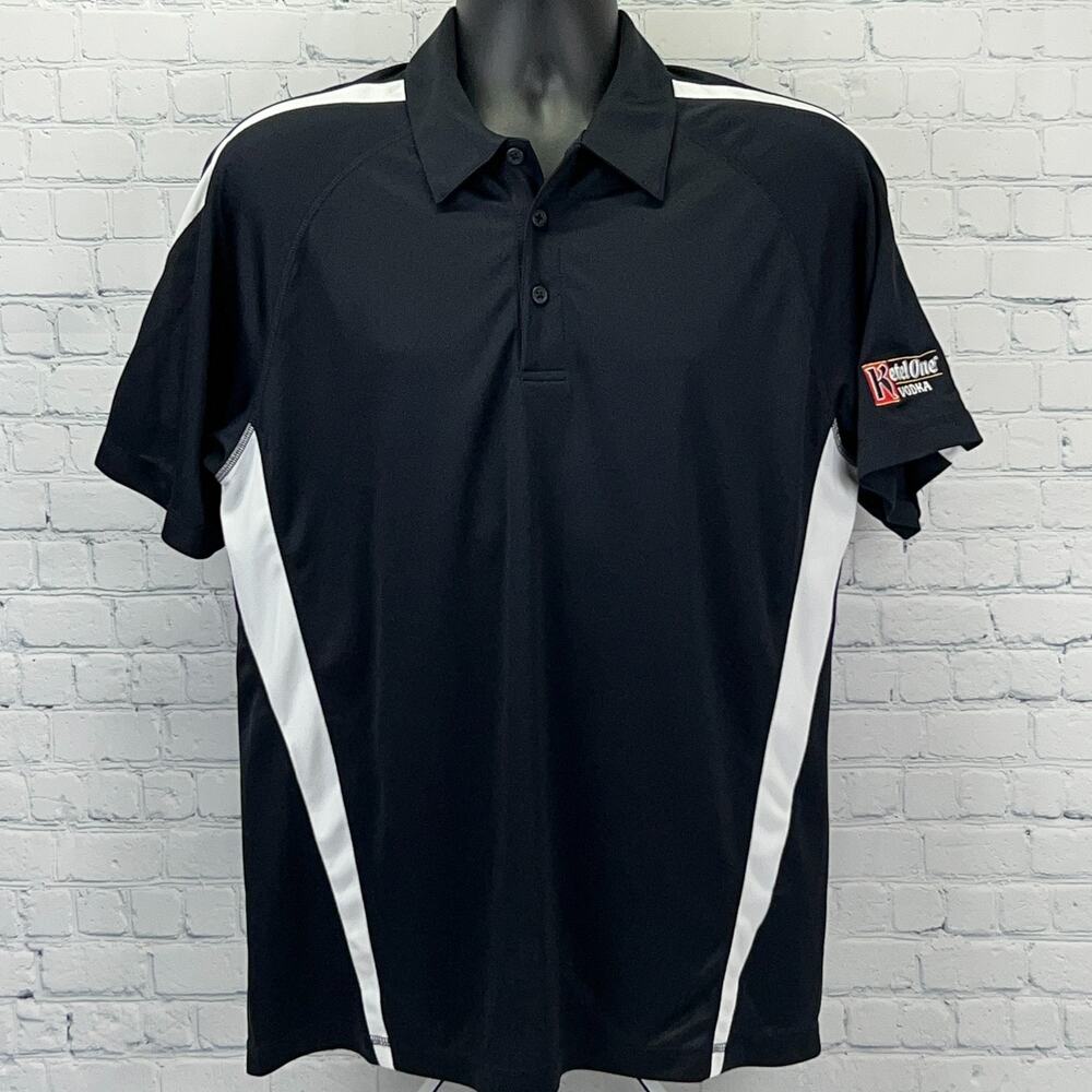Ketel One Vodka Polo Shirt L Large Black Sport-Tek Short Sleeve Liquor Alcohol